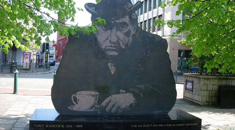 Tony Hancock memorial statue in Birmingham