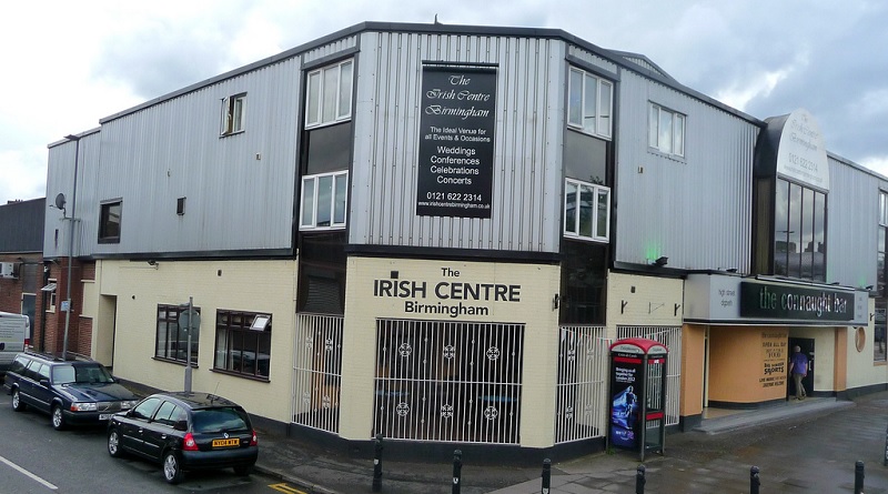 The Irish Centre (Connaught Bar) in DIgbeth, Birmingham