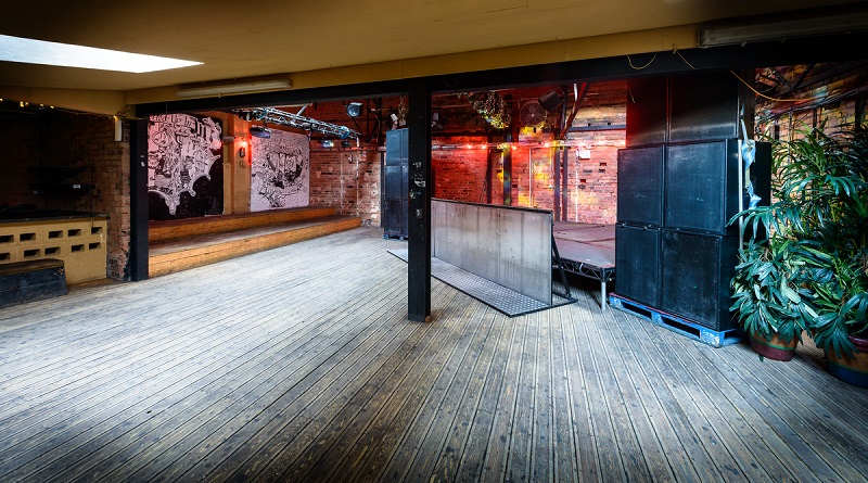 The Rainbow Courtyard in Digbeth, Birmingham