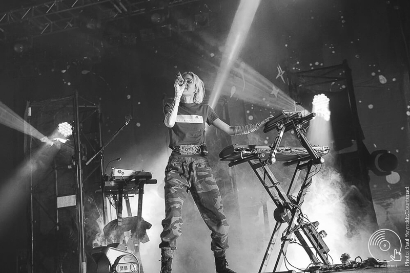Grimes at the O2 Academy in Birmingham