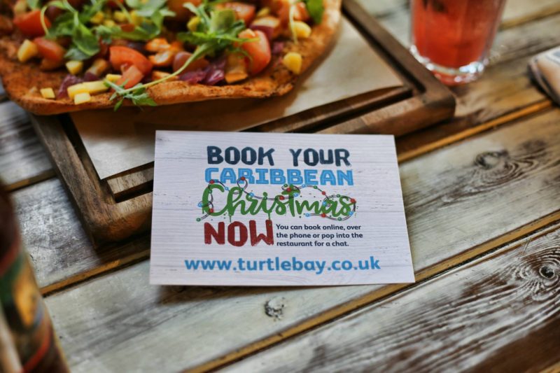 Turtle Bay Christmas Menu