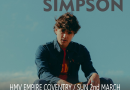 Bradley Simpson from the Vamps touring: HMV EMPIRE COVENTRY SHOW: SUNDAY 2ND MARCH